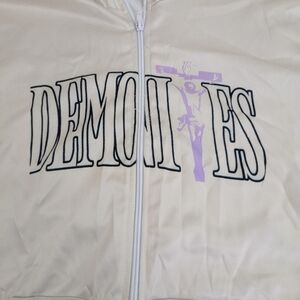 Demonites Men's Cream Colored Hoodie  Small